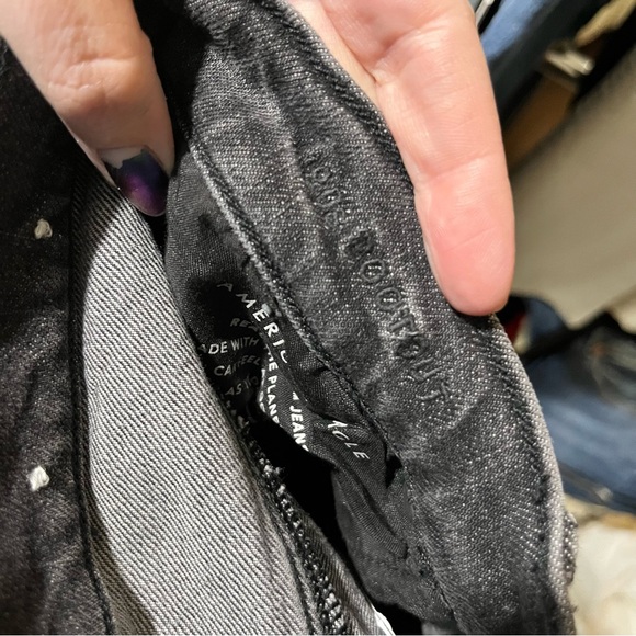American Eagle 90s Bootcut High Waisted Jeans in Black Wash - Picture 13 of 15